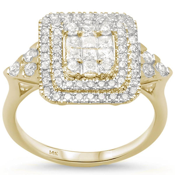 1.06ct 14kt Yellow Gold Diamond Engagement Ring - 02SN31